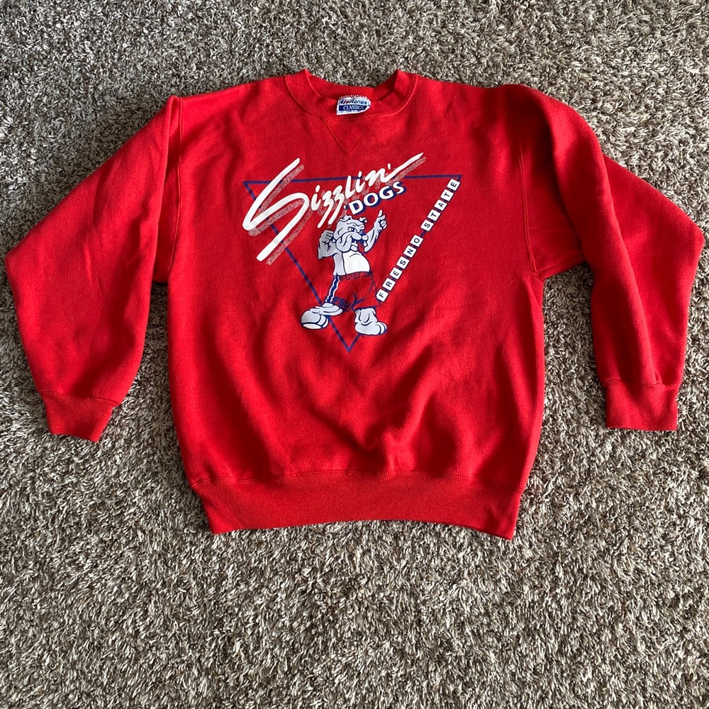 Vintage Fresno state bulldogs Crewneck sweater *RARE*